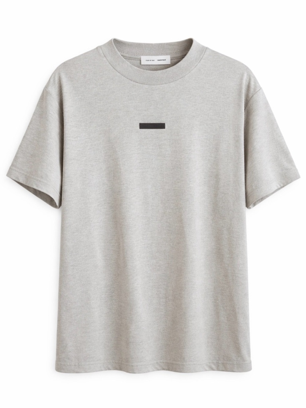 Men's Crewneck T-Shirt in Light Gray ESSENTIALS